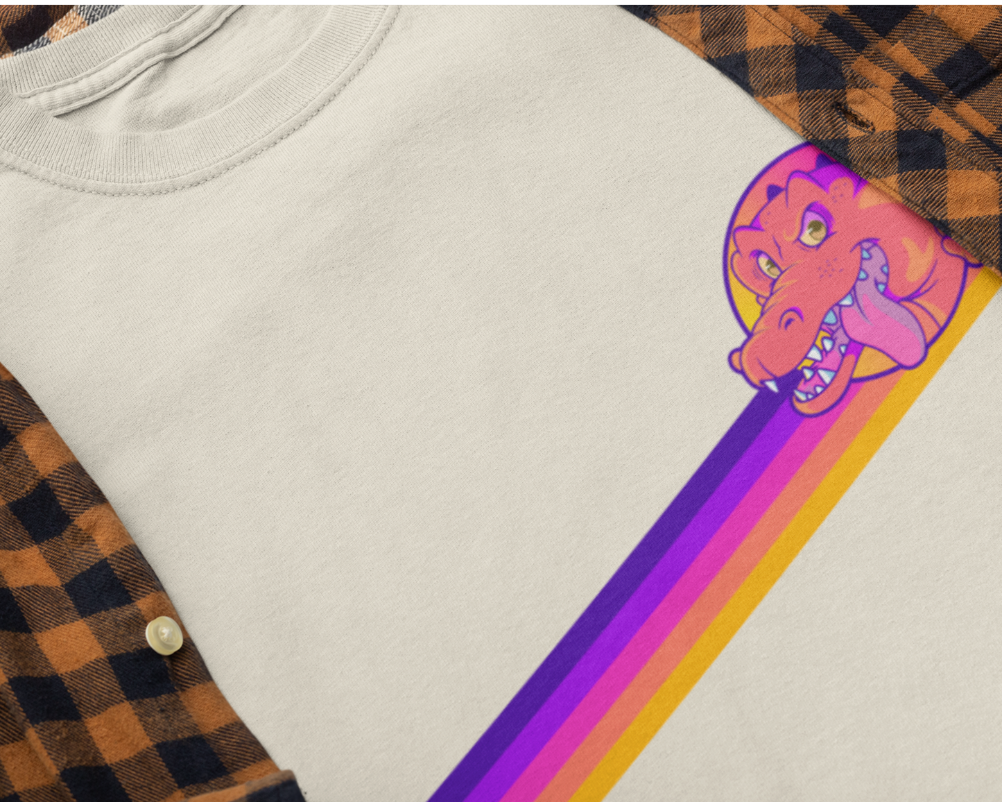 Retro Rainbow - Tshirt
