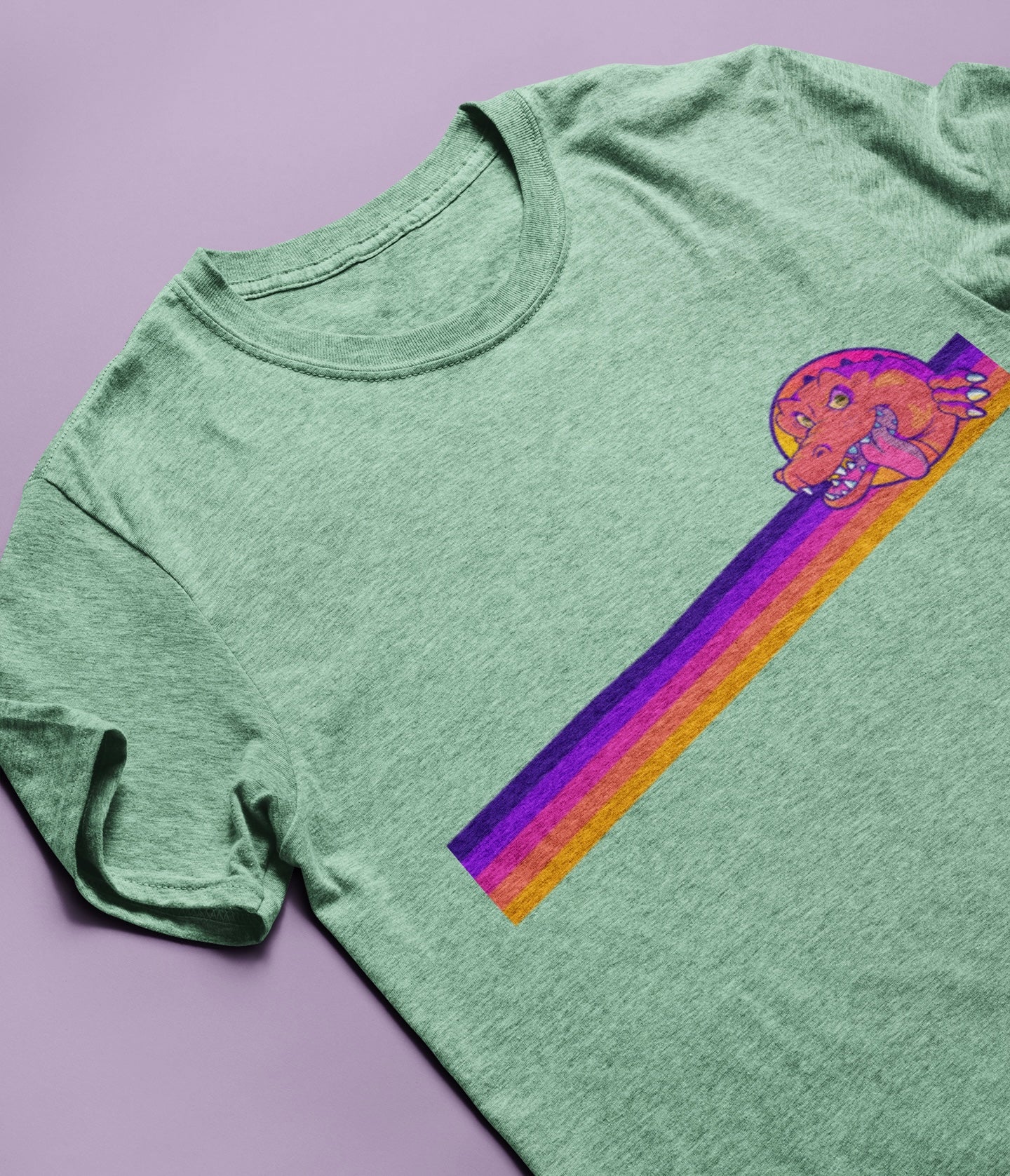 Retro Rainbow - Tshirt